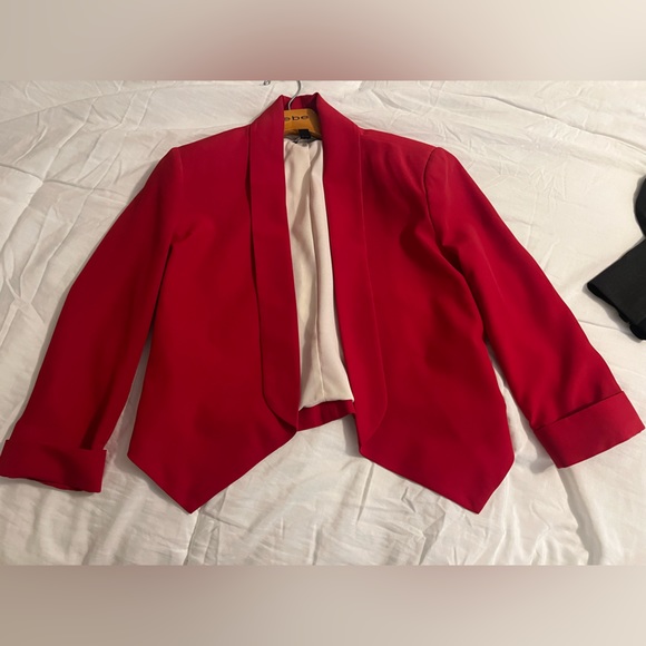 Red Bebe crop jacket size xs - Picture 1 of 2